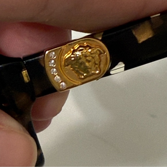 Versace MOD 3146-B 876 prescription frames tortoise Crystals 53 16 135 - Picture 7 of 9